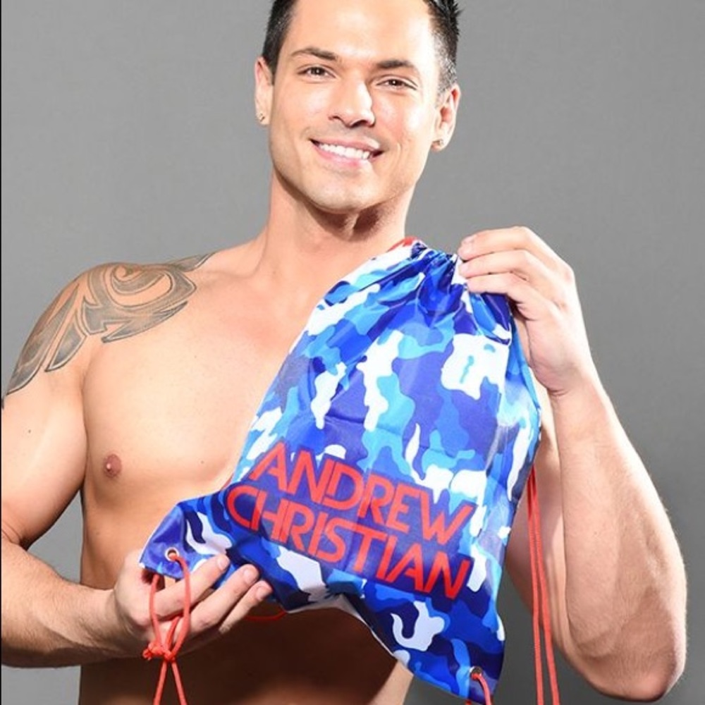 Andrew Christian Camouflage Backpack